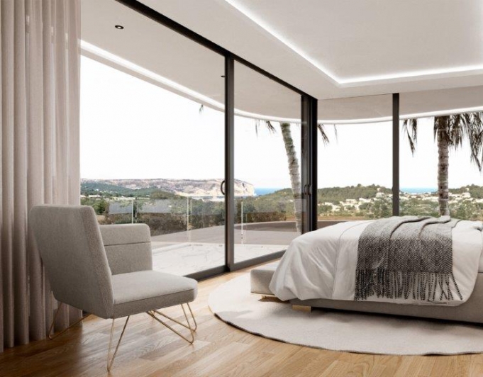 MODERN DESIGNVILLA BARA NÅGRA MINUTER FRÅN STRANDEN