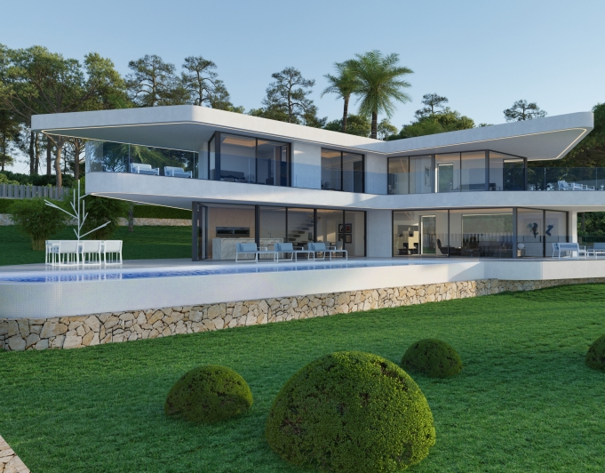 Lyxvilla med privat SPA med havsutsikt