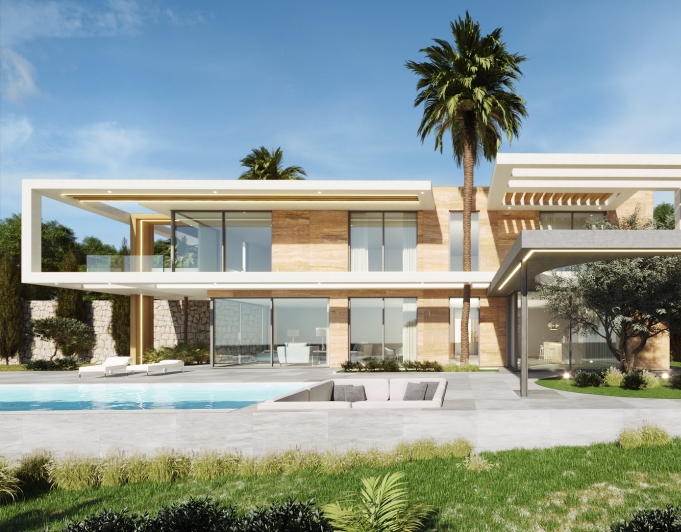 Modern villa med 3 sovrum