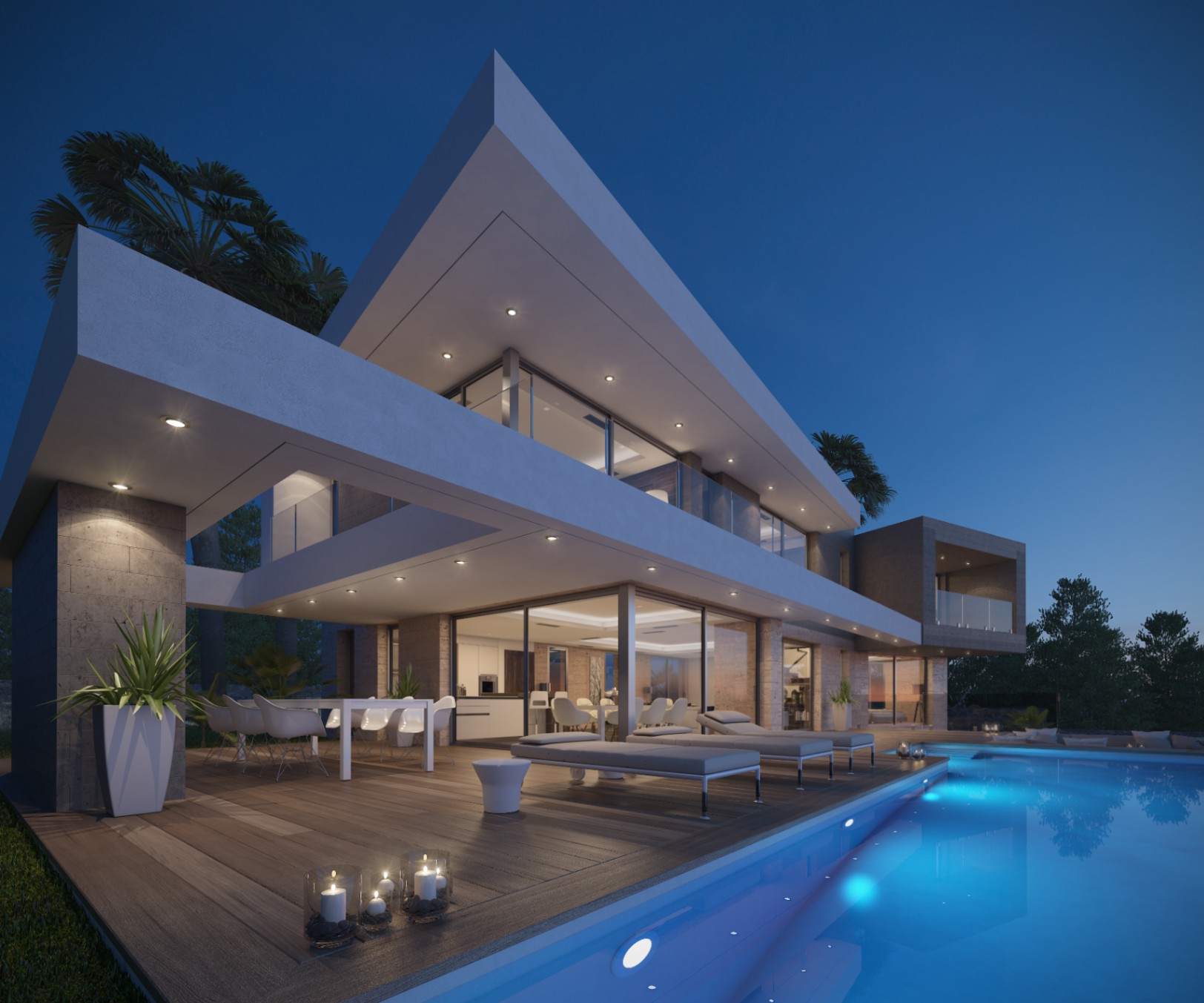 Lyxigt boende i utsökt Jávea-villa med panoramautsikt och avancerade funktioner