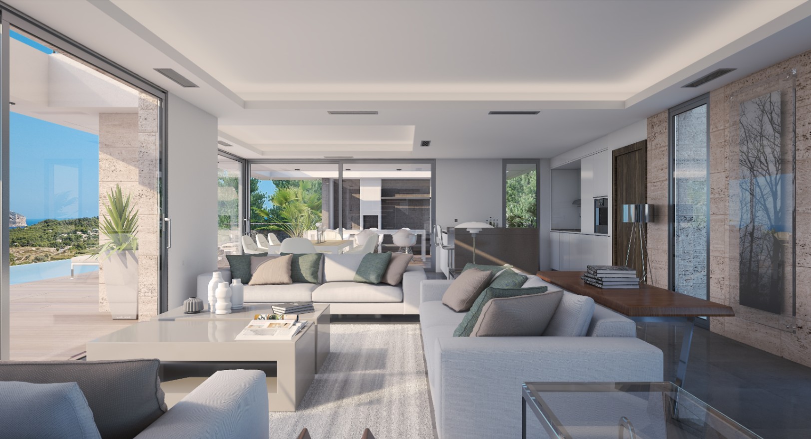 Lyxigt boende i utsökt Jávea-villa med panoramautsikt och avancerade funktioner