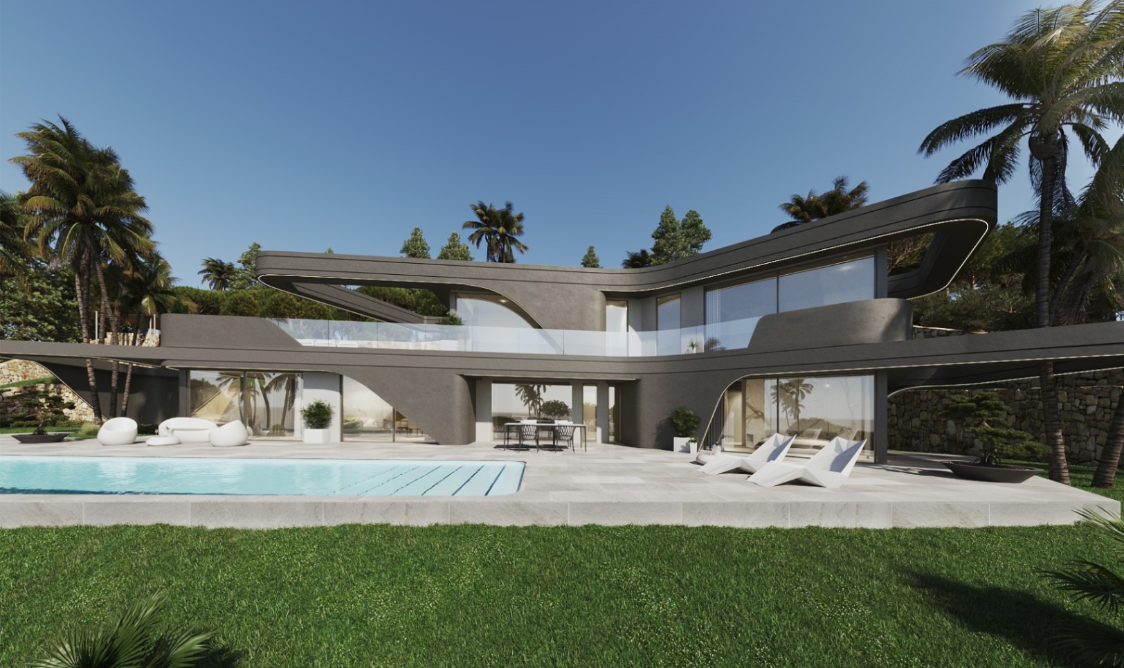 Modern avantgarde design Villa i Javea