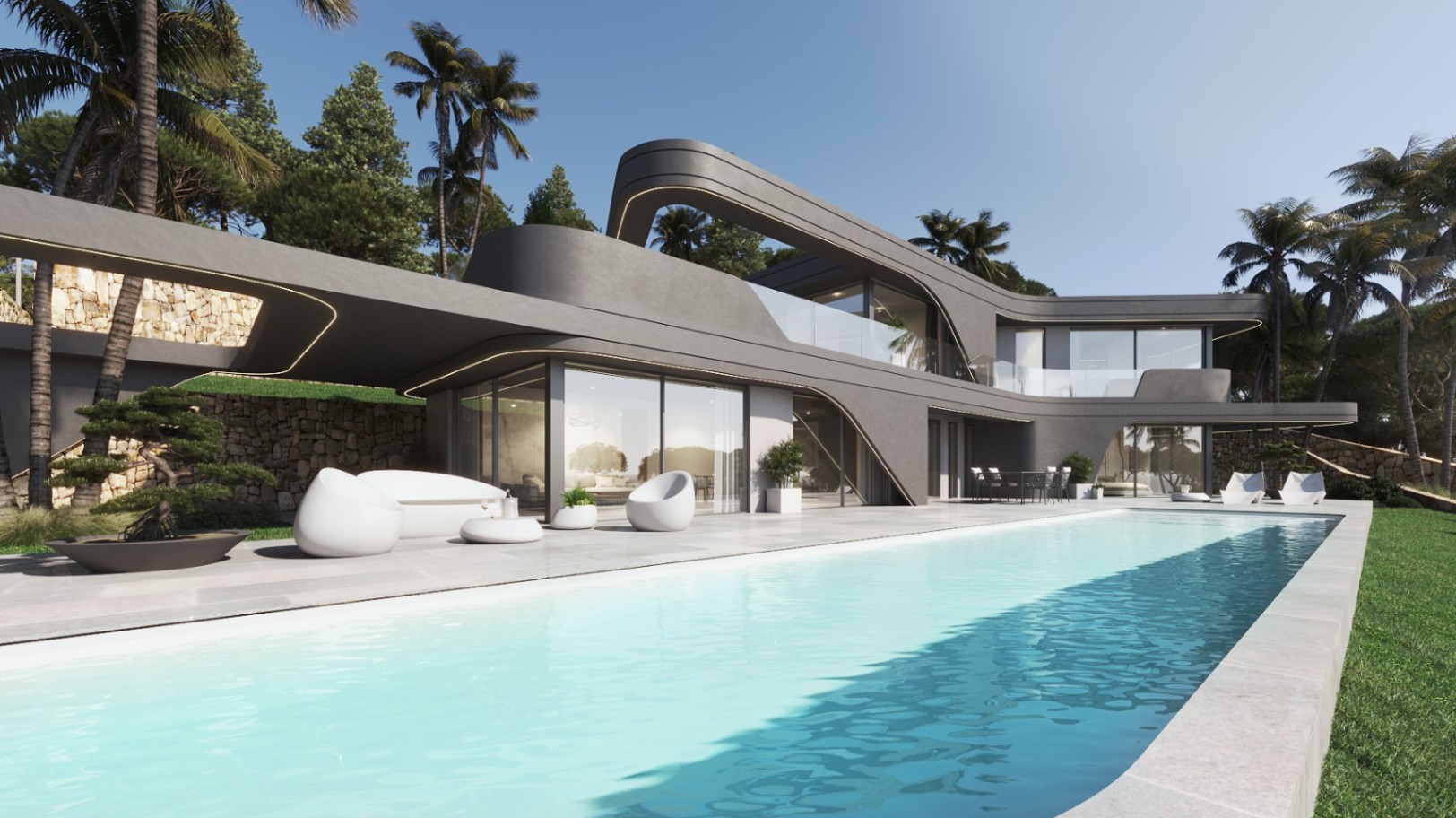 Modern avantgarde design Villa i Javea
