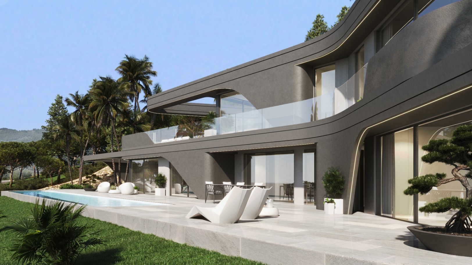 Modern avantgarde design Villa i Javea