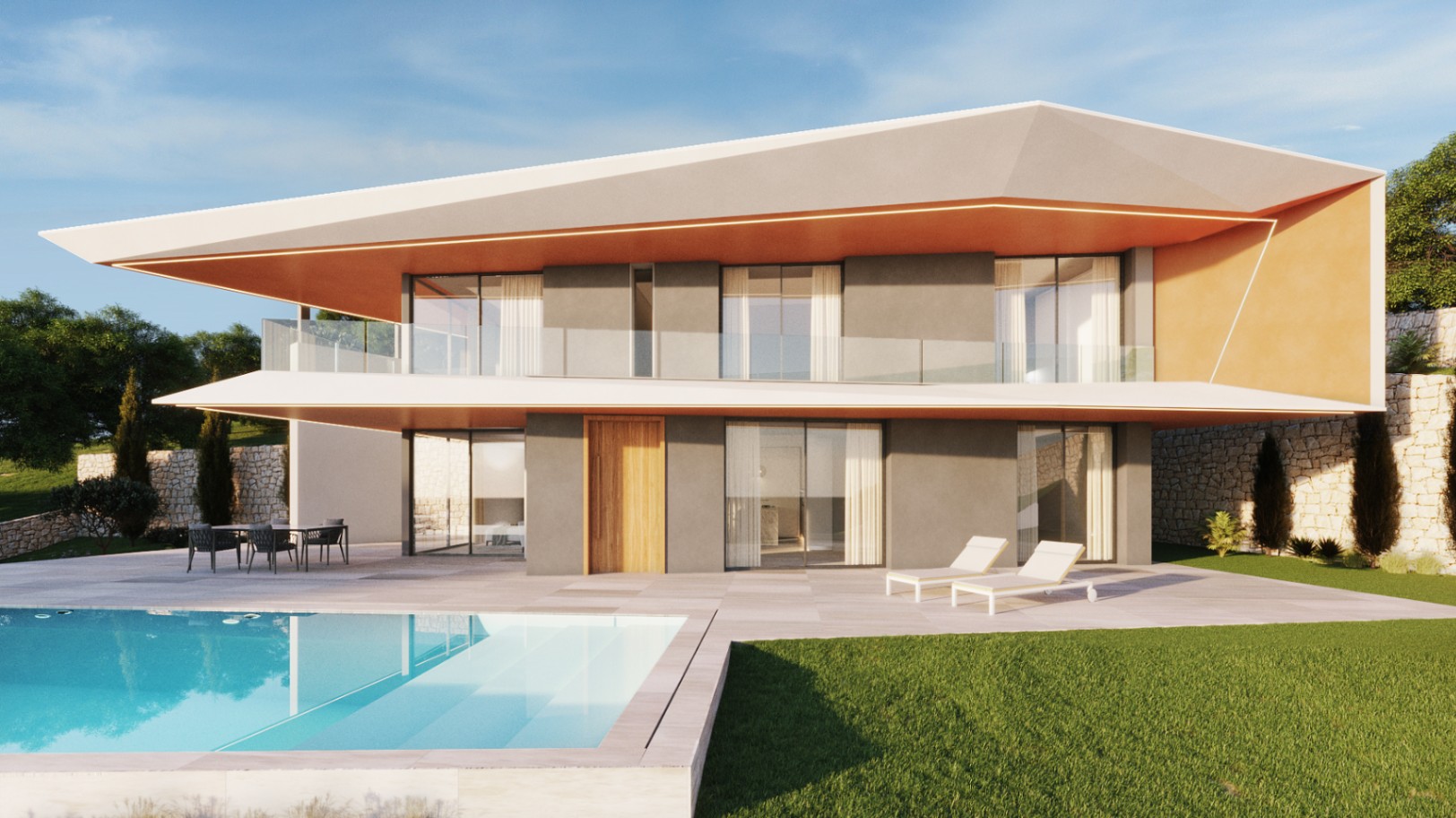 Överdådig villa med 4 sovrum med panoramautsikt och infinitypool