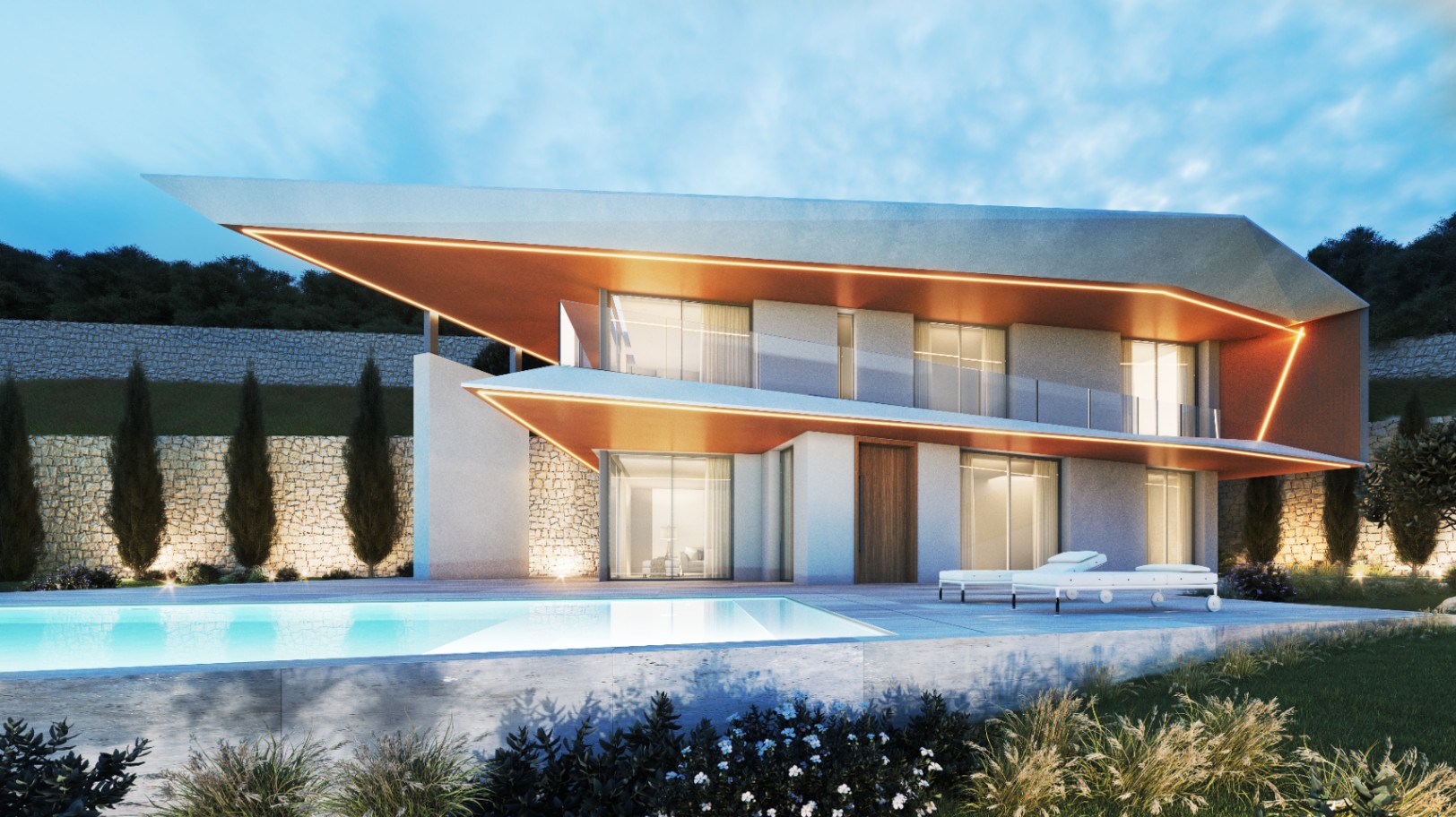 Överdådig villa med 4 sovrum med panoramautsikt och infinitypool