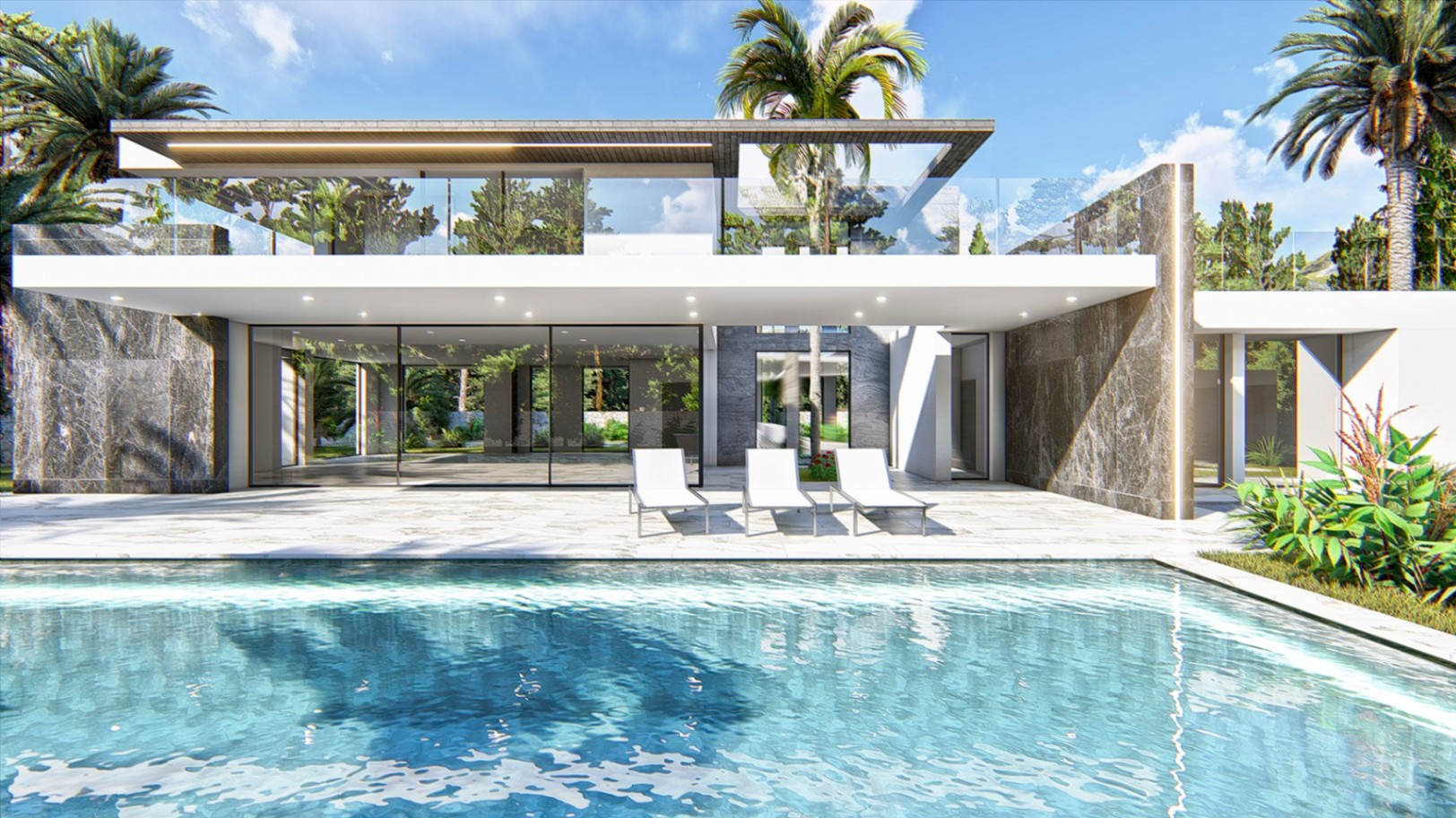 Lyxig modern villa med 5 sovrum i exklusiva Javea: Costa Blanca Levande när den är som bäst!