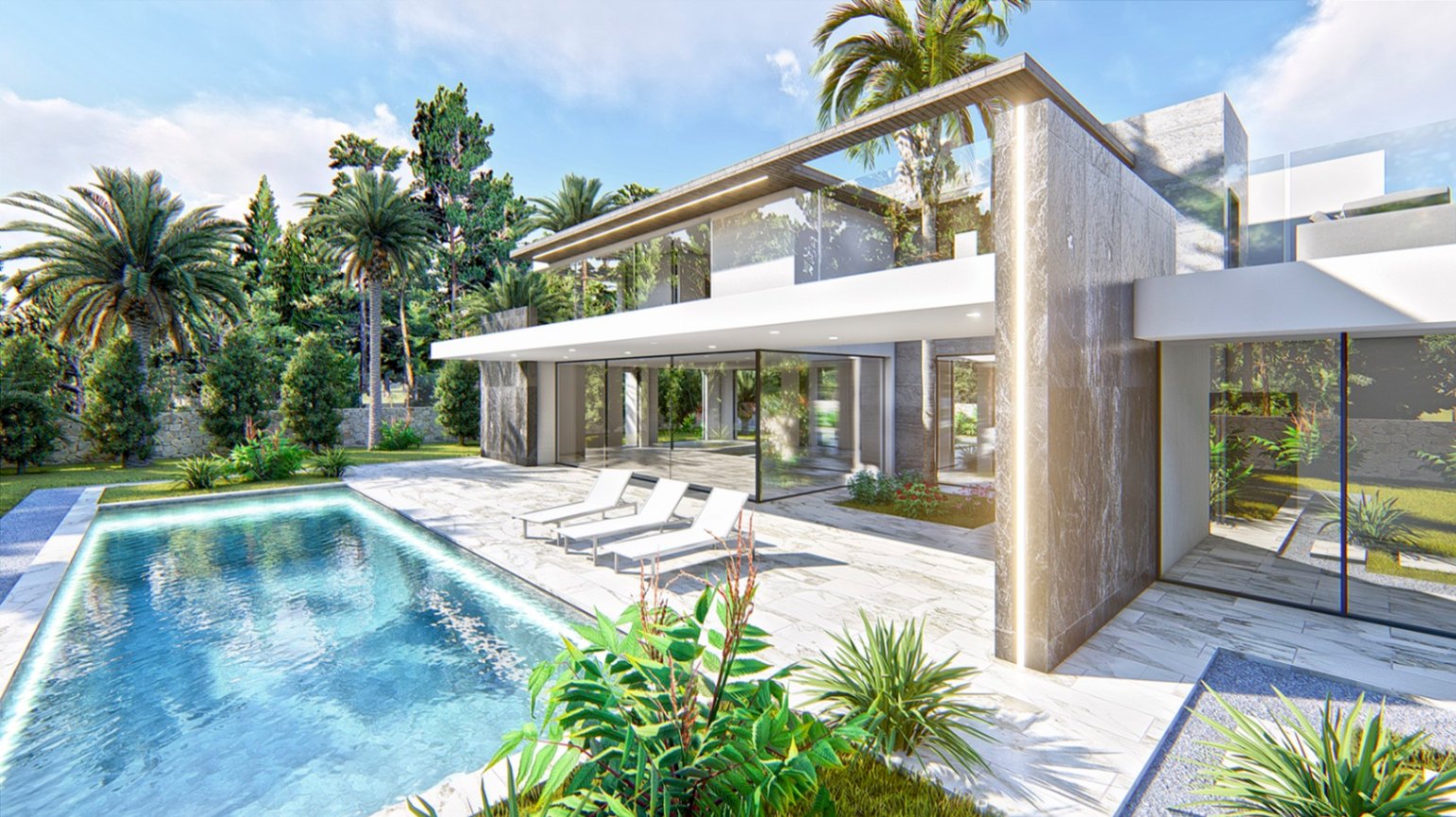 Lyxig modern villa med 5 sovrum i exklusiva Javea: Costa Blanca Levande när den är som bäst!