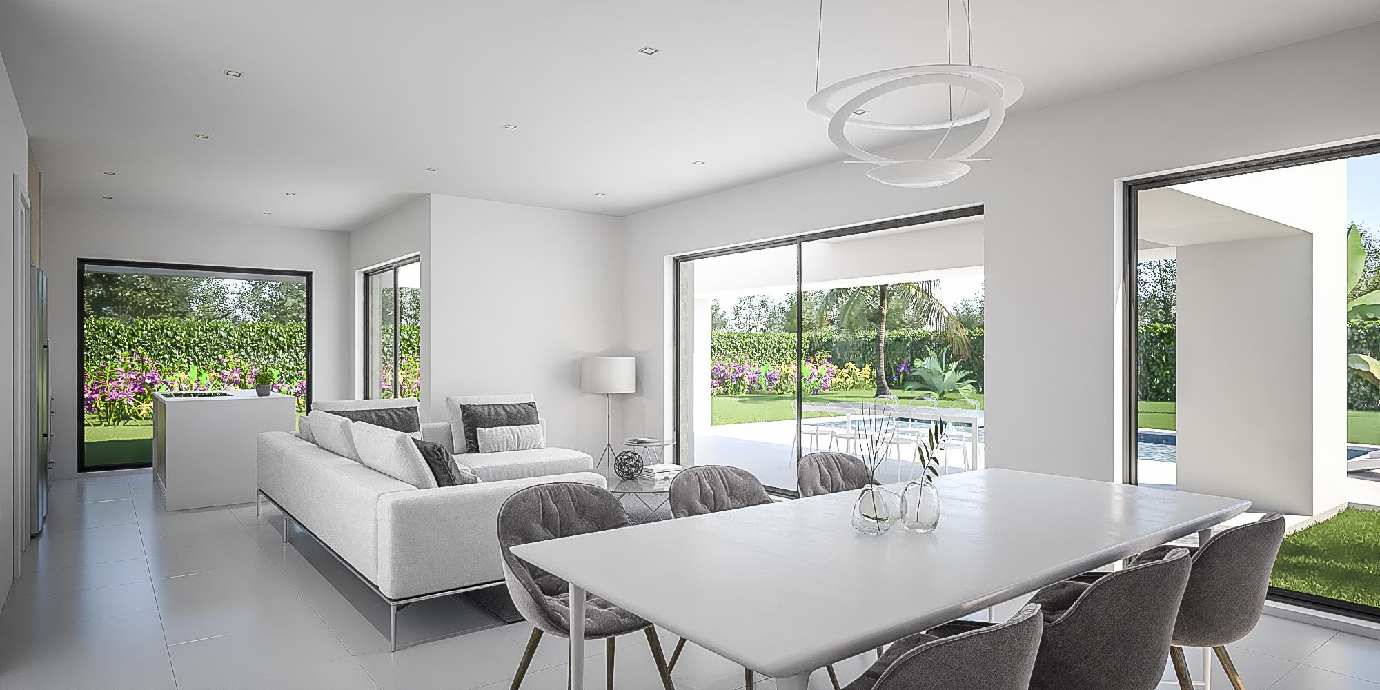Modern design lyxvilla med 3 sovrum