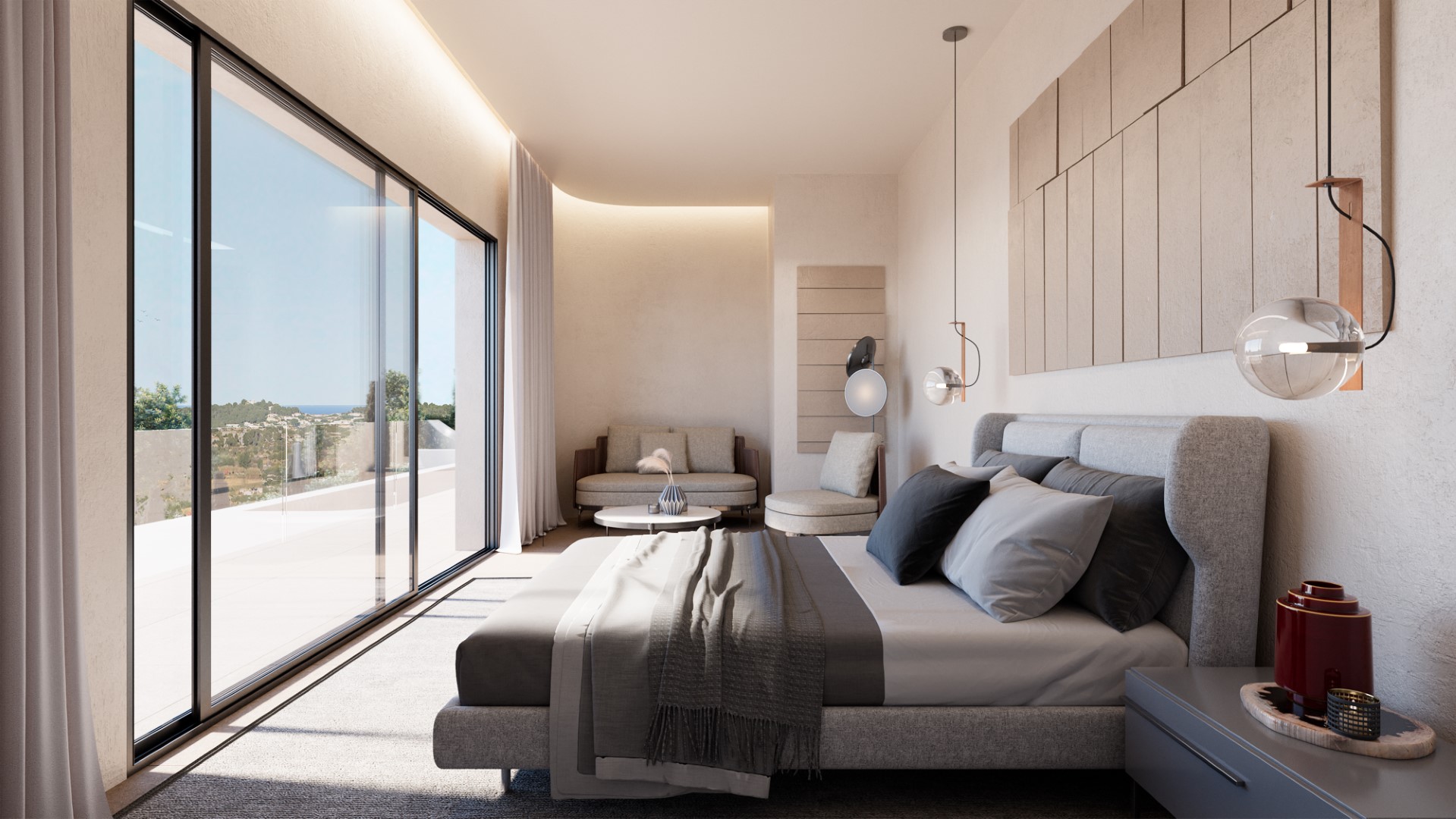Modern fantastisk modern villa med 4 sovrum och 4 badrum