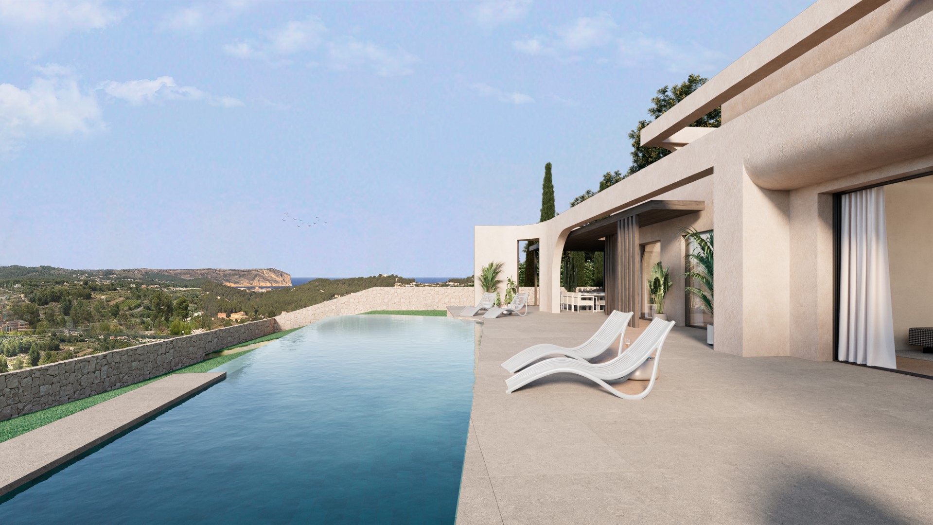 Modern fantastisk modern villa med 4 sovrum och 4 badrum