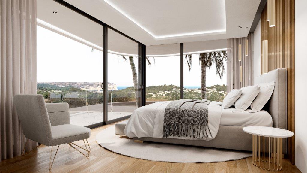 MODERN DESIGNVILLA BARA NÅGRA MINUTER FRÅN STRANDEN
