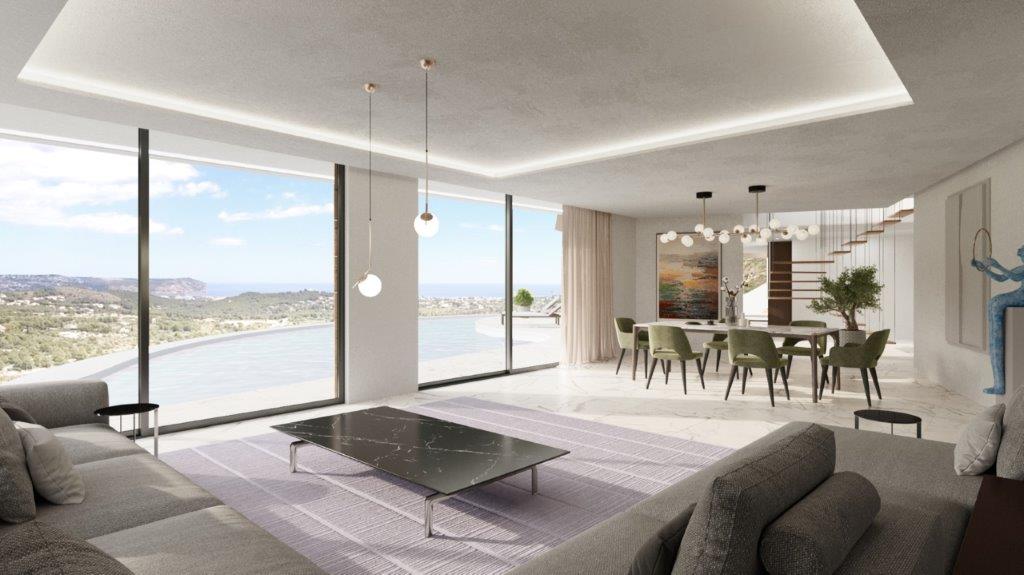 MODERN DESIGNVILLA BARA NÅGRA MINUTER FRÅN STRANDEN