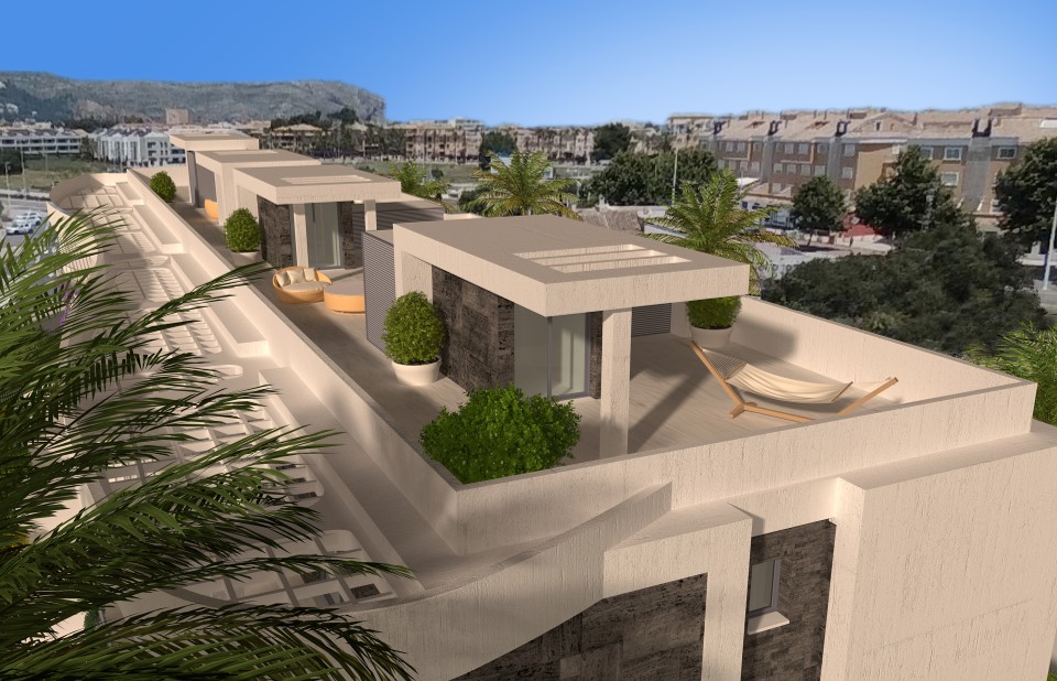 Lyxiga lägenheter i Javea 5 minuter från Arenal-stranden