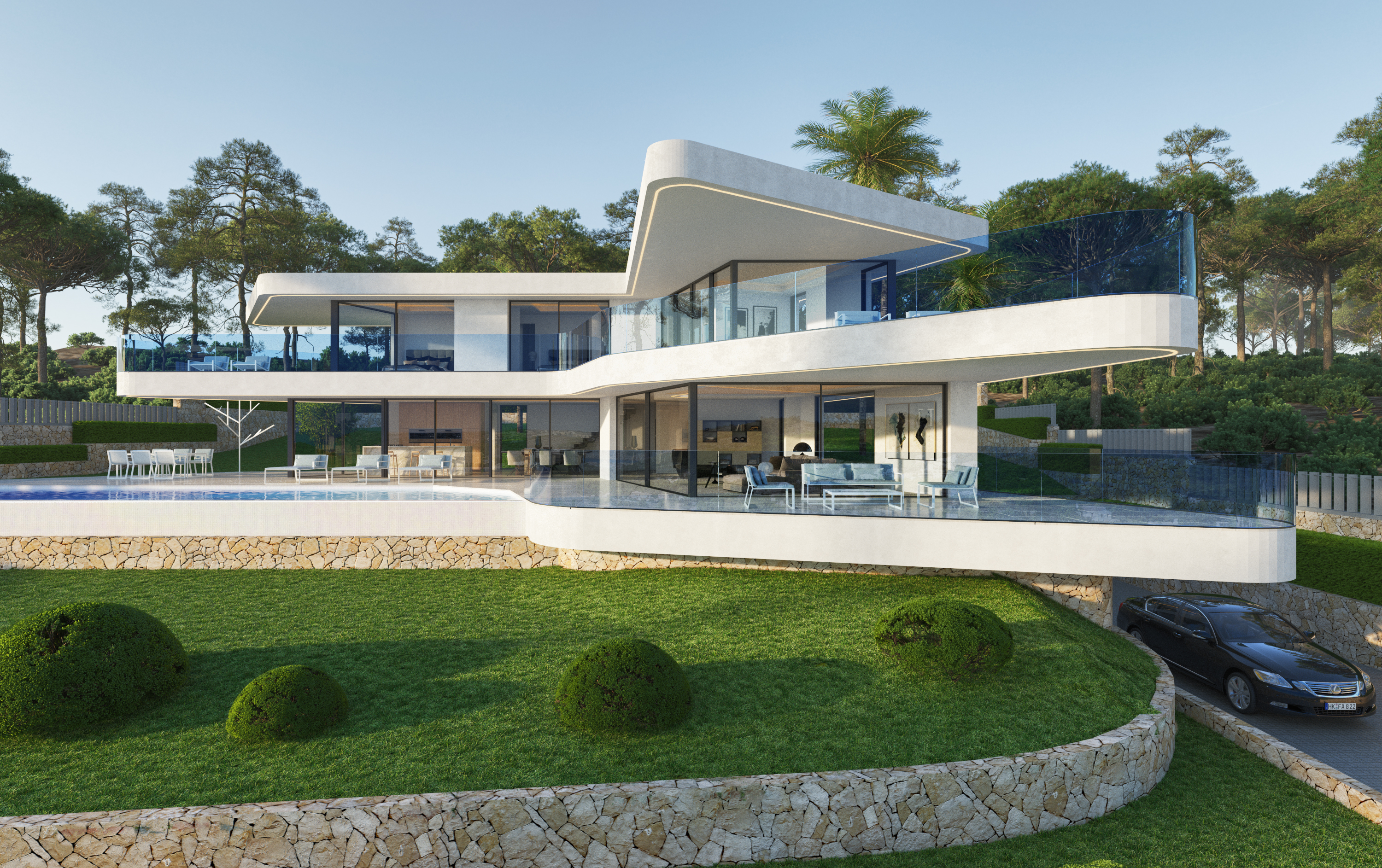 Lyxvilla med privat SPA med havsutsikt